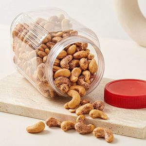 Food Storage Jar Round PET 800ml Clear <b>Plastic</b> Jar with Screw Lid for Dried Fruit Nuts Snacks <b>Packaging</b> Vietnam Manufacturer - Product Image 3