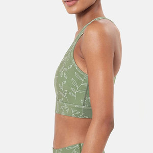 Sujetador Deportivo Sin Costuras para Mujer, con Alto Soporte, Acolchado, Tirantes Ajustables, Transpirable, para Yoga, Running, Gimnasio, Fitness y Entrenamiento - Product Image 4