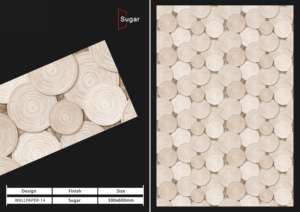 Carreaux muraux en céramique 300x600mm pour salle de bain et cuisine, finition brillante mate effet sucre, design mural intérieur luxueux. - Product Image 4