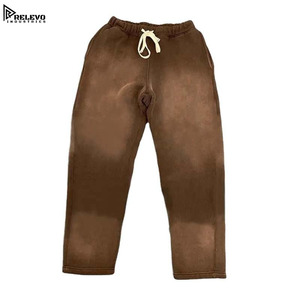 Lightweight Winter Casual Hooded Cotton Fleece Regular Fit Men's Two-<b>Piece</b> Tracksuit Set - Product Image 4