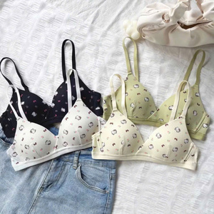 100% Organic Cotton Girls Training Bra with GOTS Certified Fabric | <b>Soft</b> Wireless Bralette | Low MOQ OEM ODM Private Label - Product Image 1