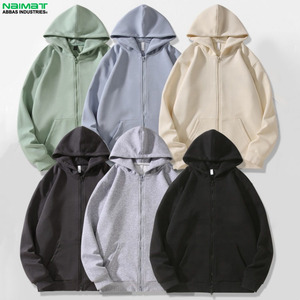 Sudadera con capucha y cremallera para hombre, de tela gruesa y pesada, para clima invernal, con forro aislante, gruesa y sólida. - Product Image 6