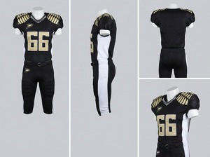 Uniformes de Fútbol Americano de la Mejor Calidad, Diseño Personalizado, Poliéster/Algodón, Manga Corta, Antibacterianos, Secado Rápido, Transpirables - Product Image 6