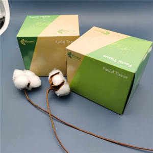 Custom Recycled White 2-Ply Cube Soft High Quality Facial <b>Tissue</b> <b>Paper</b> - Product Image 2