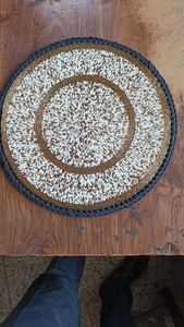 Large <b>Beaded</b> table <b>placemats</b> Beautiful for a modern home - Product Image 5