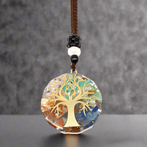 Natural Crystal Necklace for Men & Boys-30 Inch Adjustable <b>Rope</b> <b>Chain</b> - Product Image 2
