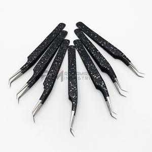 Pinzas de Acero Inoxidable RMI con Punta Lisa Texturizada para Papel, Extensiones de Pestañas y Cuidado Personal - Product Image 4