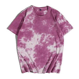 เสื้อยืดผู้ชายคุณภาพสูง ลายมัดย้อม คอกลม แฟชั่นใหม่ สวมใส่สบาย ระบายอากาศได้ดี ไซส์ใหญ่ รับสกรีนโลโก้ ผลิตจากผ้าฝ้าย - Product Image 1
