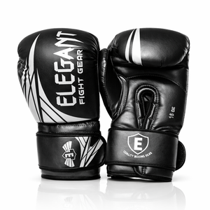 Gants de boxe en cuir doré 6oz-16oz, gants de compétition et d'entraînement professionnels Sanda avec logo personnalisé, fermeture et conception à doigts complets - Product Image 5
