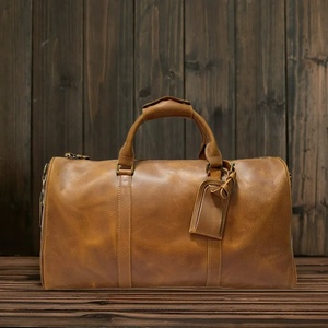 OEM Wholesale PU <b>Leather</b> <b>Bag</b> Manufacturer Sport Gym Fitness <b>Bag</b> Weekend Custom Logo <b>Duffle</b> <b>Bag</b> Firm - Product Image 2