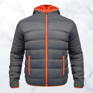 New Style Windbreaker Hooded Puffer Jacket High Street Bubble <b>Coat</b> Winter Thick Eco-Friendly Heated Front Logo Puffer Jacket - Product Image 6