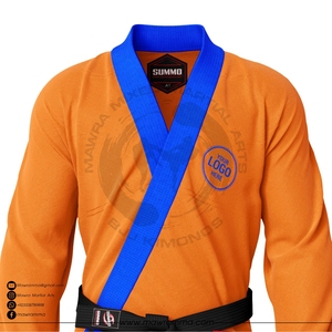 ชุดยูโดบราซิลเลี่ยนยิวยิตสู พรีเมียม พร้อมซับในแบบซับลิเมชั่น ผ้าเพิร์ลวีฟ 100% คอตตอน สำหรับทุกเพศ  ชุดแข่งขัน OEM ระดับโปร - Product Image 4