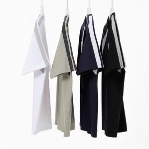 Latest Fashion <b>Drop</b> Shoulder Boxy Fit Crop Panel T-shirt Oversized Heavyweight 260 GSM Blank <b>Box</b> TShirt 100% Cotton TShirt Men - Product Image 3