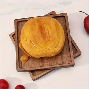 Bandeja de Servir Grande de Madera Maciza Hecha a Mano, Estilo Rústico, para Desayuno, Té, Café, Juego de 2 - Product Image 1