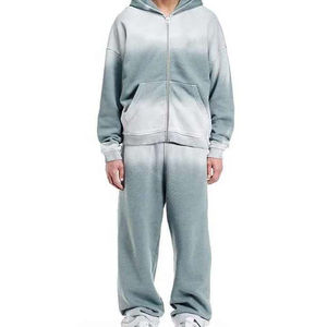 Sudadera con Capucha de Forro Polar para Hombre, 100% Poliéster, de Alta Calidad, Estilo Casual, con Lavado Ácido y Bordado, Transpirable para Invierno 2026 - Product Image 1