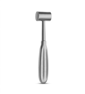 Martillo de Reflejos Ortopédico de Acero Inoxidable, Instrumento Médico Manual de Otorrinolaringología, Clase I, Certificado CE - Product Image 1