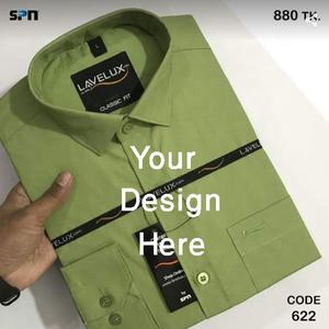 Camisa de negocios formal exclusiva de alta calidad, camisa formal de negocios de color sólido de manga larga para hombres, DIRECTA DE FÁBRICA DE BD - Product Image 4