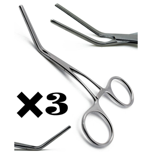Ensemble de 3 pinces multi-usages angulaires DeBAKEY pédiatriques de 5 pouces - Product Image 1