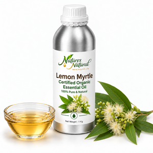 น้ำมันหอมระเหยออร์แกนิคแท้จากต้นเลมอนออสเตรเลีย (Backhousia Citriodora) สำหรับเครื่องสำอางและส่งออก ให้กลิ่นหอมสดชื่นของผลไม้ตระกูลส้ม - Product Image 1