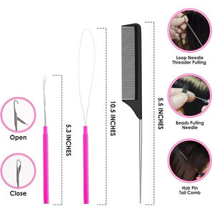 Kit de Herramientas de Extensión de Cabello de Alta Calidad para Técnicos Profesionales, Precio Razonable, Gran Venta, Extensiones de Cabello con Microperlas y Cinta Adhesiva - Product Image 6