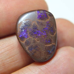 Ópalo de Boulder Australiano Cabujón, Ópalo Sólido Natural, Gema Suelta, Piedra de Ópalo de Fuego Azul de Boulder Australiano para Fabricación de Joyas - Product Image 2