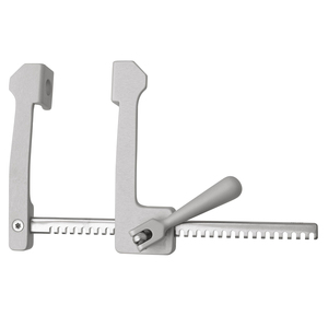 Écarteur de côtes Tuffier, ouverture totale 6,5 pouces (16,5 cm), lames dentelées 2x1,75 pouces (5,1x4,4 cm), profondeur 5,1 cm, ZETOMEDPRO - Product Image 3