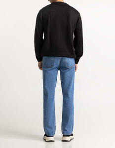 Pull classique brodé, style américain, col rond, tricoté, décontracté, de haute qualité - Product Image 3