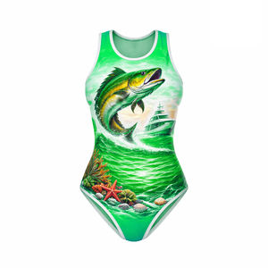 Logotipo Personalizado, Cierre Frontal con Cordones, Cuello Redondo, Cremallera, de una Pieza, Corte Alto, 100% Poliéster, Impermeable, de Secado Rápido, Sin Costuras, Unisex - Product Image 3