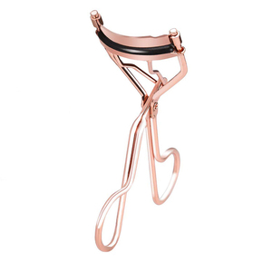 Recourbe-cils en titane couleur or poli miroir, mini recourbe-cils en acier inoxydable Herman, recourbe-cils jetables avec coussinets - Product Image 4