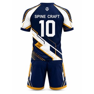Camiseta de Fútbol Personalizada OEM ODM, Jersey de Fútbol Sublimado de Manga Corta, Uniforme Deportivo de Secado Rápido - Product Image 3