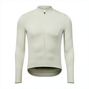 WARPRO INDUSTRY Long Sleeve <b>Cycling</b> Jersey with Geometric Pattern Full Zip Front Multicolor Design Latex Quick Dry Unisex - Product Image 5
