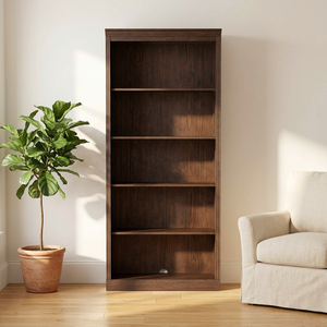 Grande bibliothèque en bois avec étagères réglables - Product Image 3