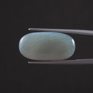 Opale naturelle blanche de qualité supérieure certifiée IGI, pierre précieuse en vrac, 10,64 carats, taille ovale 23x12 mm, taillée à la main, polie, authentique et lumineuse - Product Image 1