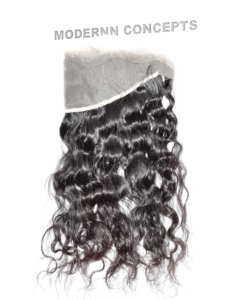 Extensions de cheveux humains 100% vierges Remy ondulés, frontales 13x4, double trame machine, pour pose par fusion/tissage/clip-in, vente en gros - Product Image 6