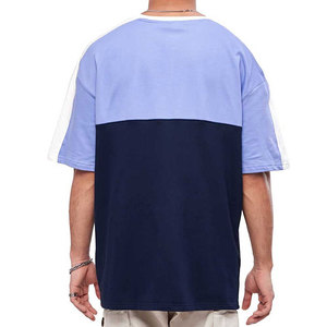 เสื้อยืดคอตตอนหนาน้ำหนักมากทรงโอเวอร์ไซส์สำหรับผู้ชาย สวมใส่สบาย ไม่รัดรูป  รับผลิตจำนวนน้อย ขายส่ง รับผลิตแบบ OEM ODM - Product Image 5
