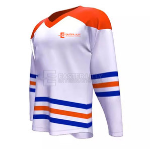 เสื้อฮอกกี้น้ำแข็งขายดีที่สุด ราคาโรงงาน เนื้อผ้านุ่ม สั่งซื้อจำนวนมากได้ สำหรับทุกเพศ - Product Image 4
