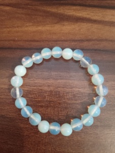 Bracelet de mariage vintage Amaira Jewels en imitation perle bleu clair en forme de boule pour femmes, plaqué rhodium imitation, cadeau - Product Image 6