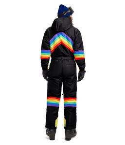 Nouvelle combinaison de ski imperméable 10 000 mm /-Tex respirante et extensible avec capuche et fermeture éclair, veste de snowboard unisexe, logo personnalisé - Product Image 2