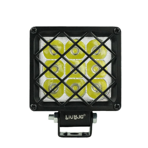 Feux de travail auxiliaires LED carrés clignotants 40W 12V LIU HJG 9 LED pour <span class=keywords><strong>moto</strong></span>, voiture et camion – Accessoires <span class=keywords><strong>moto</strong></span> modifiés - Product Image 2