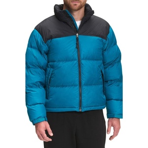 Wholesale Cheap High Quality Customize Coats Color Block Puffer <b>Jacket</b> Men's Down <b>Jackets</b> - Product Image 1