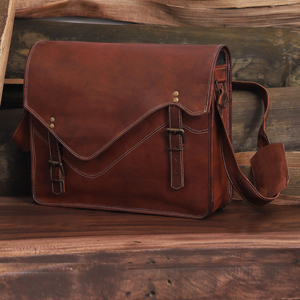 Genuine Leather Wholesale <b>Briefcase</b> for Men & <b>Women</b> Beige Large Capacity Sturdy Laptop Bag Designer Handbag Custom Logo OEM - Product Image 4
