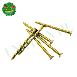 Vis à tête à motif damier en acier plaqué jaune pour applications de construction, fabriquées au Vietnam - Product Image 6