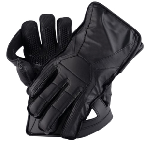 Guantes de portero de cricket personalizables, guantes de cuero a todo color, diseño de guantes de cricket OEM con doble costura. - Product Image 3