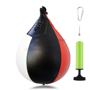 Pera de Boxeo de Cuero PU con Altura Ajustable y Base Giratoria, Equipo de Entrenamiento de Boxeo, Ejercicio Físico - Product Image 2
