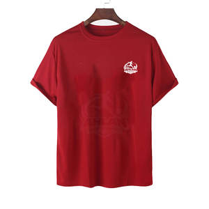 T-shirt 100 % coton pour homme, prix bas, vente chaude, logo personnalisé imprimé, coupe ample, vente en ligne, vente en gros - Product Image 1