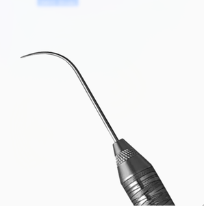 เครื่องมือวินิจฉัยโรคปริทันต์แบบปลายเดี่ยว 3A Dental Explorer ทำจากสแตนเลสสตีล สำหรับตรวจจับฟันผุ หินปูน และช่องว่างระหว่างฟัน - Product Image 3