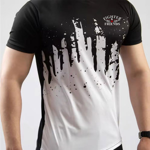 T-shirts de sublimation pour hommes, dernier design, faible MOQ, vêtements d'été, impression de logo personnalisé - Product Image 6