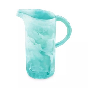 Carafe décorative en résine de style occidental, faite à la main, design classique, passe au lave-vaisselle, avec motif tourbillon unique, pour boissons - Product Image 2
