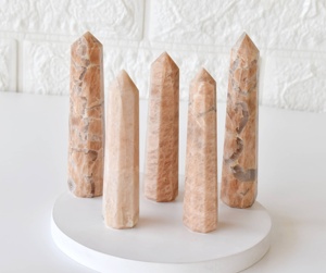 Wholesale Premium Moonstone Obelisk /Tower <b>Crystal</b> <b>Cluster</b> Gemstone Wholesale Healing Tower Point - Product Image 3