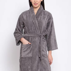 New Arrivals Women's Satin Thermal <b>Bath</b> Robes Printed Design V-neck Drawstring Closure 100% Polyester Spring Summer Autumn - Product Image 5